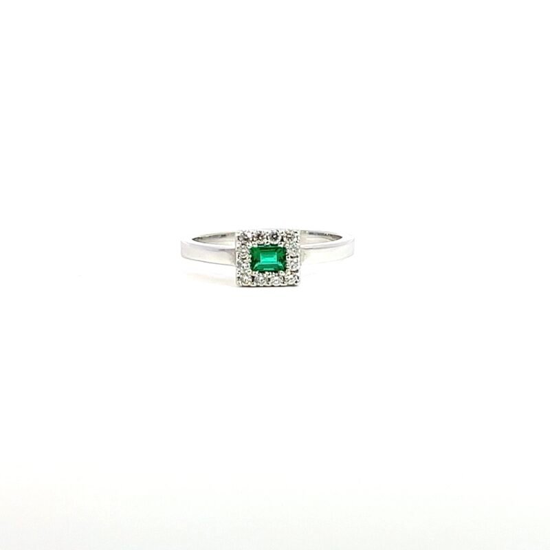 Anillo en oro blanco. AN938 OB